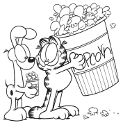 garfield Imibala Ye-intanethi